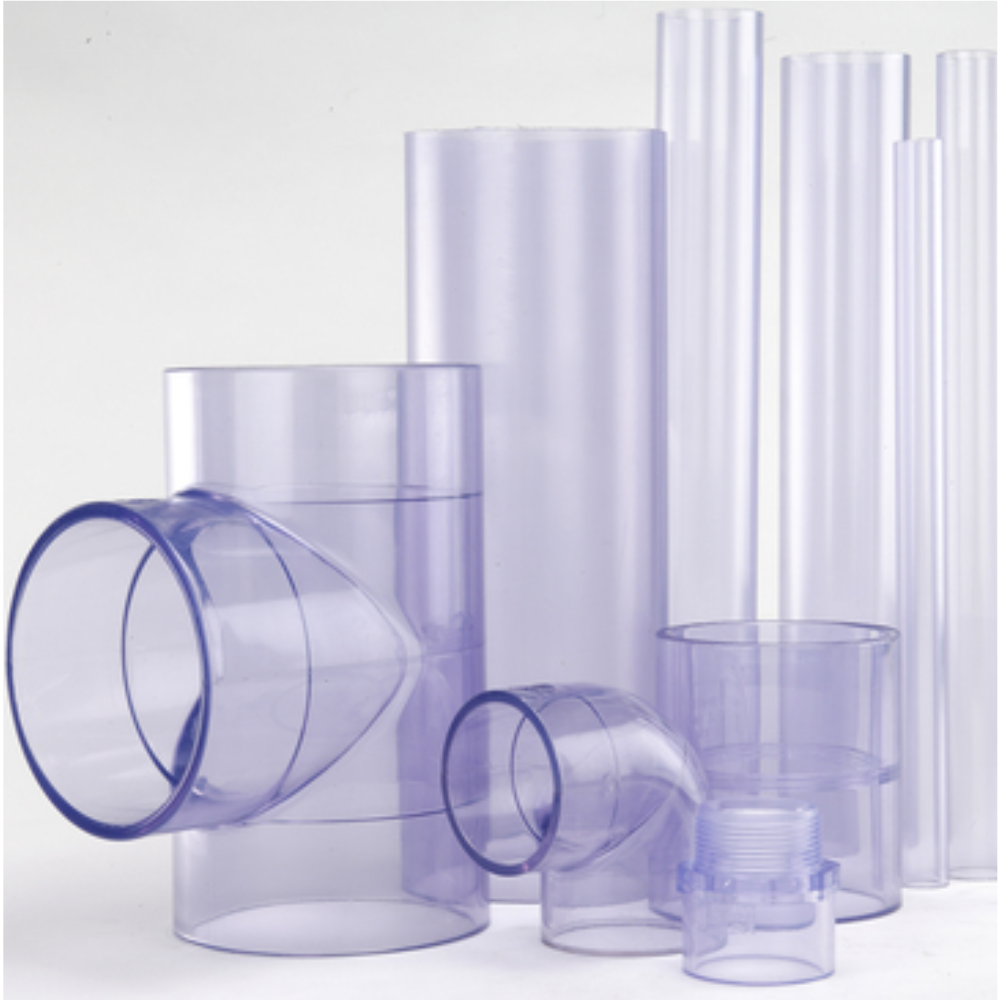 Tubulação pvc-sch-40-clear